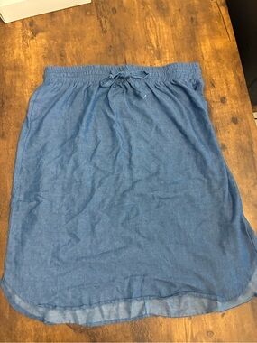 Tickled Teal Women's 1X Drawstring Skirt